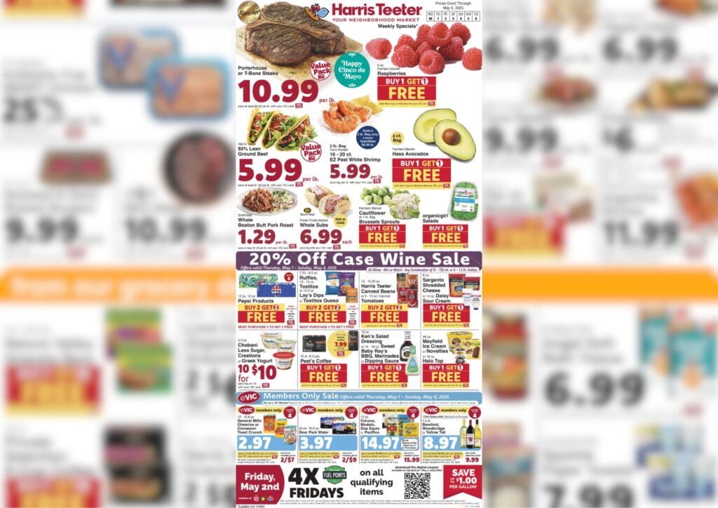 Harris Teeter Weekly Ad from 4/30/25 to 5/6/25